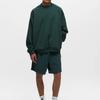 Adidas 2024 Chapter 01 Reversible Knit Sweatshirt, Unisex Basketball Alphabet Logo Top, Mineral Green Casual Pullover IM8421
