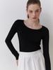 Liel Base Cotton T-Shirt (Black)