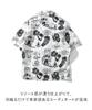 Unifiss Aloha Shirt with Skull Short Men's Print, Sleeve, Resort, Summer, Stylish, Lightweight, White, 5S-U16-WHM