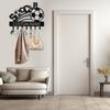 Metal Key Holder Wall Rack Soccer Theme Personalized Name Hook Entryway Decor Organizer