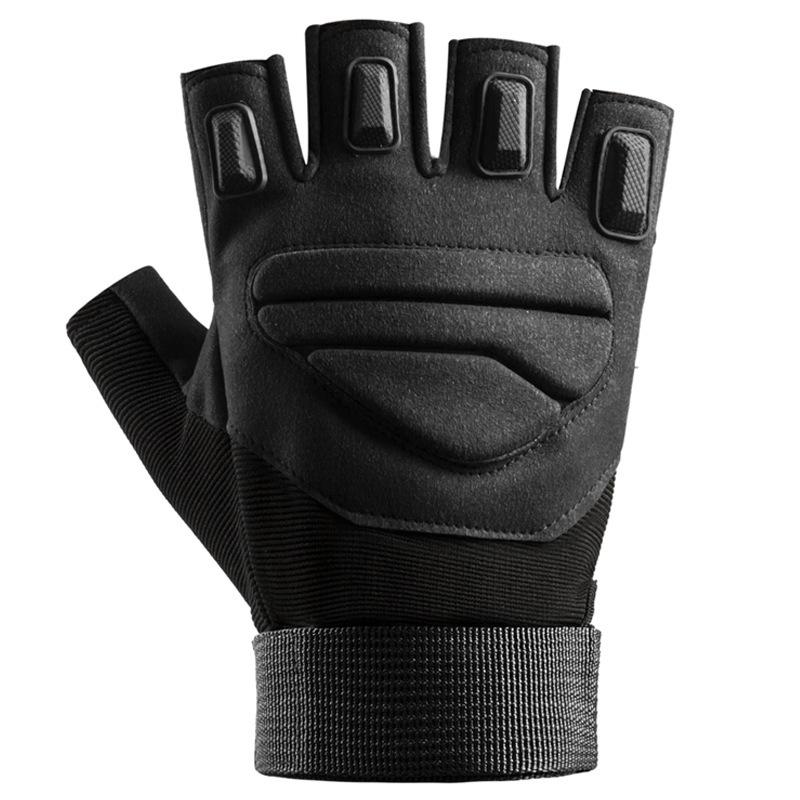 Tactical Gloves Outdoor Cycling Men and Women's Sports Fitness Training Non Slip Breathable Wear-resistant Performance Half Finger Gloves