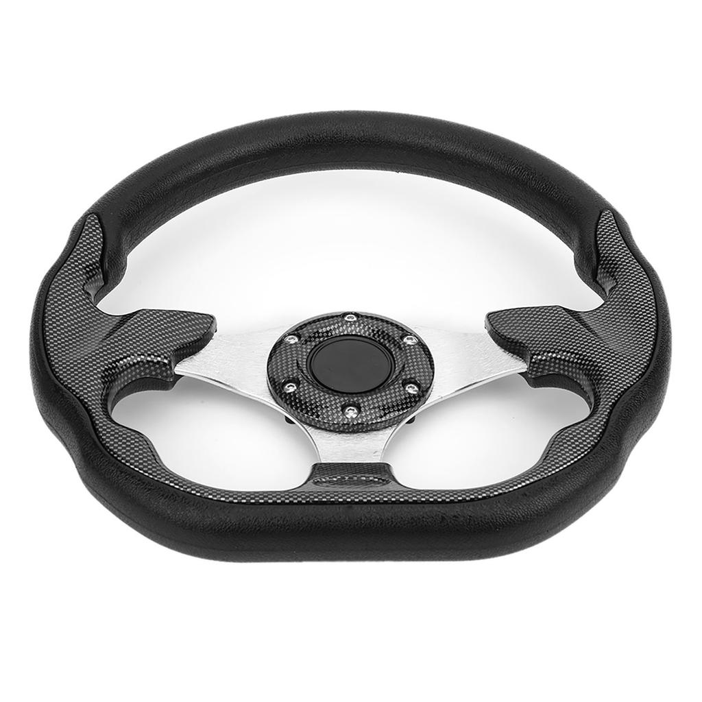 320MM Universelt Bilratt Racing Drift Karbonfiberstil med Hornknapp