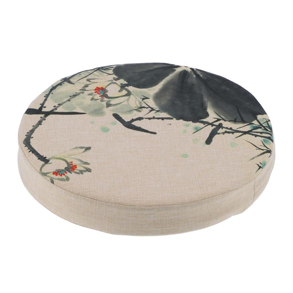 Cushion DirtResistant Removable Washable Chinese Style Cotton Linen Fabric Comfortable Thick
