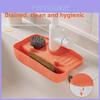 Stainless Steel Kitchen Sink Draining Rack With Nonslip Mat For Countertop Storage