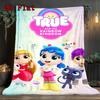 True and the Rainbow Kingdom 2D Flat Pattern Flannel Blanket High Quality All Seasons Warmth and Comfort Perfect for Christmas Gifts.P260914578