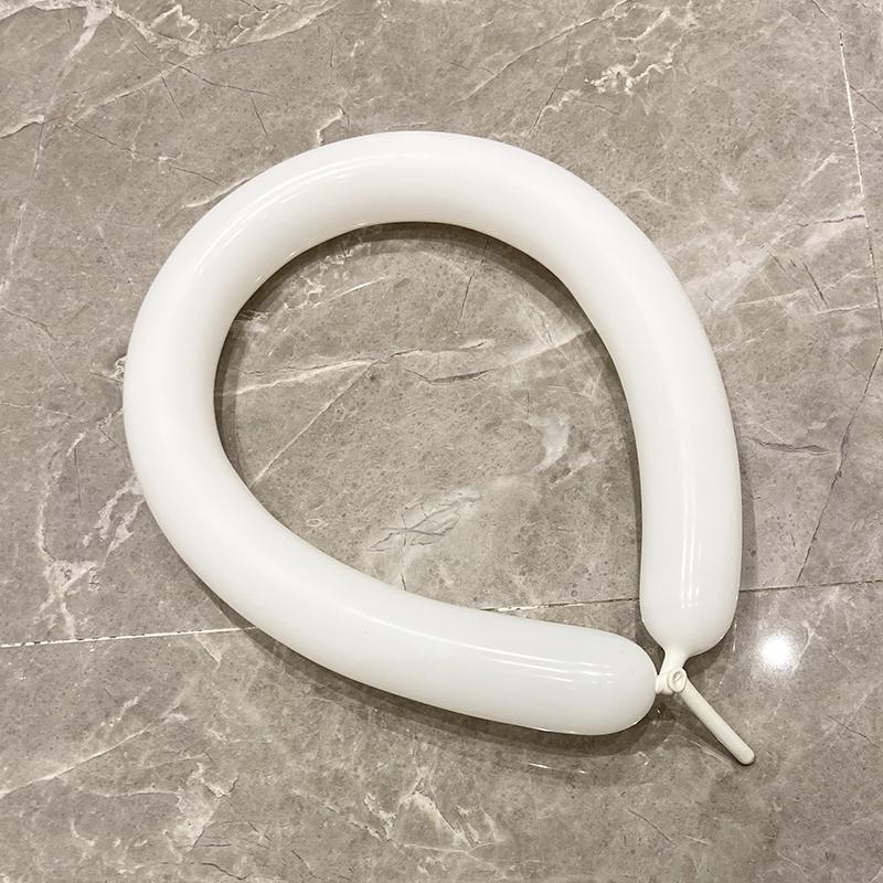 Matte White Latex Balloons - Thick, Pure White, 5" To 18" for Balloon Chains and Decorations