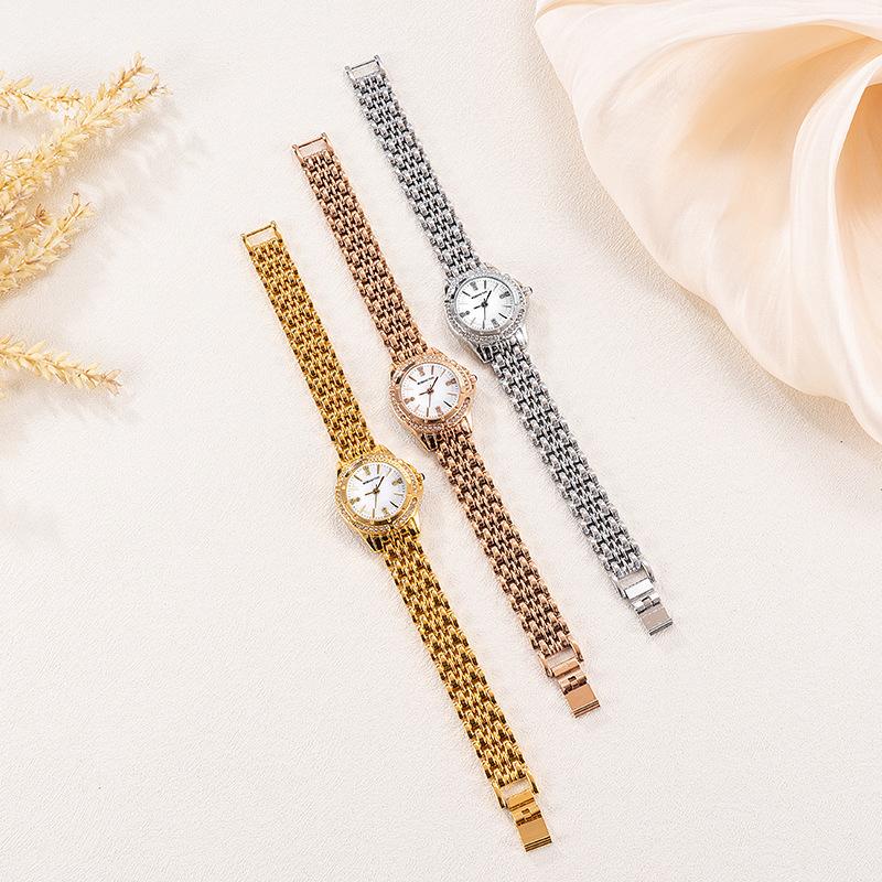 Diamond Bracelet Women'S Small Gold Watch Fritillary Surface High-End Waterproof Xiaohongshu Women'S Watch