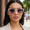 Personalized And Modern Sunglasses For Women Fashionable Sun Protection Sunglasses European And American Trends M396