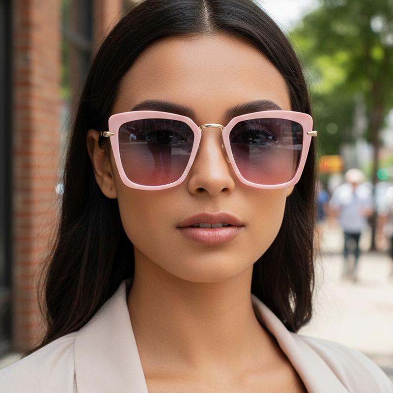 Personalized And Modern Sunglasses For Women Fashionable Sun Protection Sunglasses European And American Trends M396