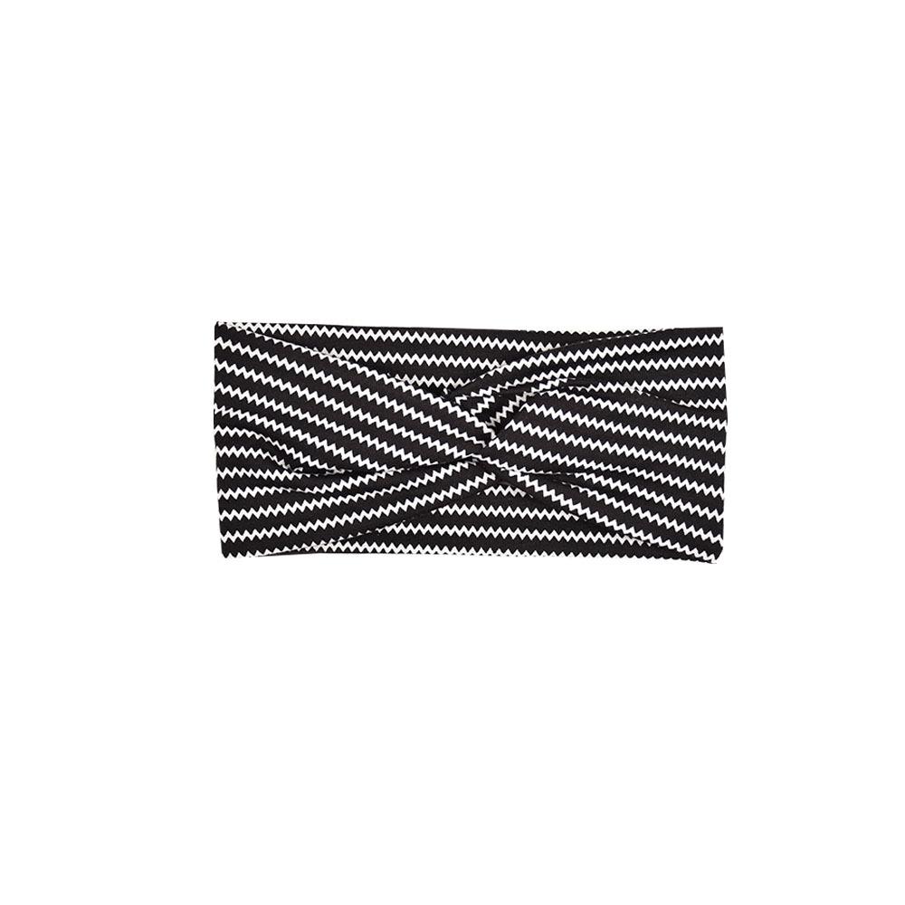 Printed Headband Sports Running Bohemian Face Wash Makeup Hair Cross Wide-brimmed Headband for Women
