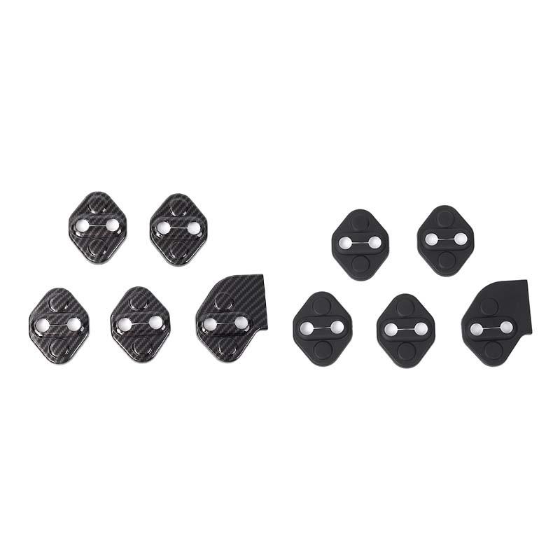 Car Decoration Accessories Door Lock Buckle Cover  For Suzuki Jimny 2019 Up 4-door Version ABS Plastic 