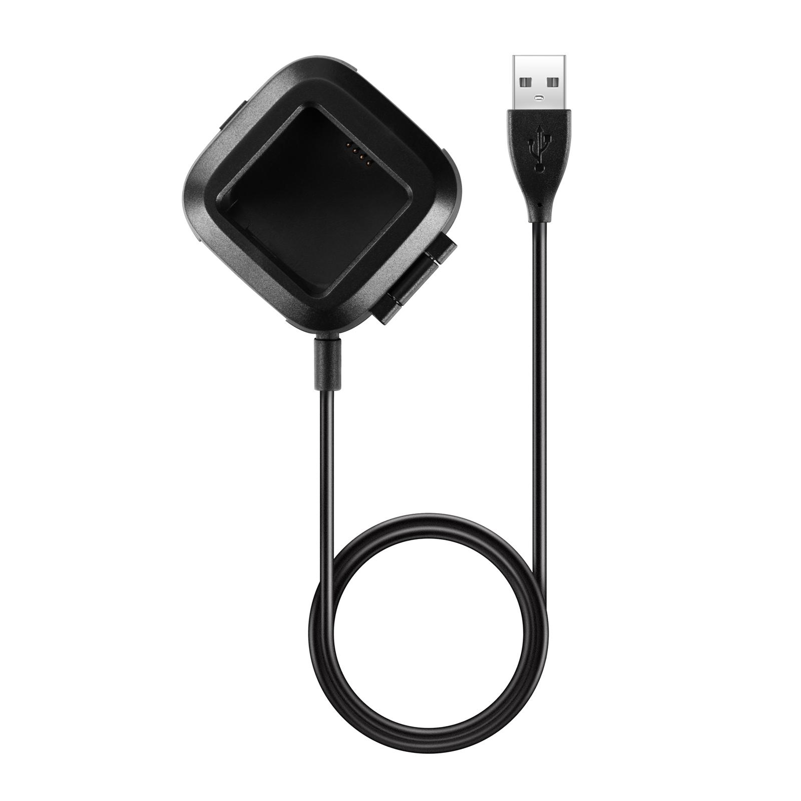

Portable USB Cable Charging Case Box Charger Cradle for Fitbit Versa 2 As Shown A