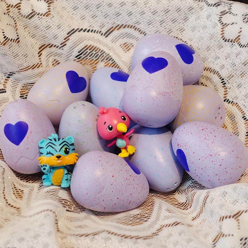 Hatching Animals Gashapon Capsule Toys Cute Pets Mini Figurines Dolls Surprise Eggs Girls Boys Birthday Christmas Gifts