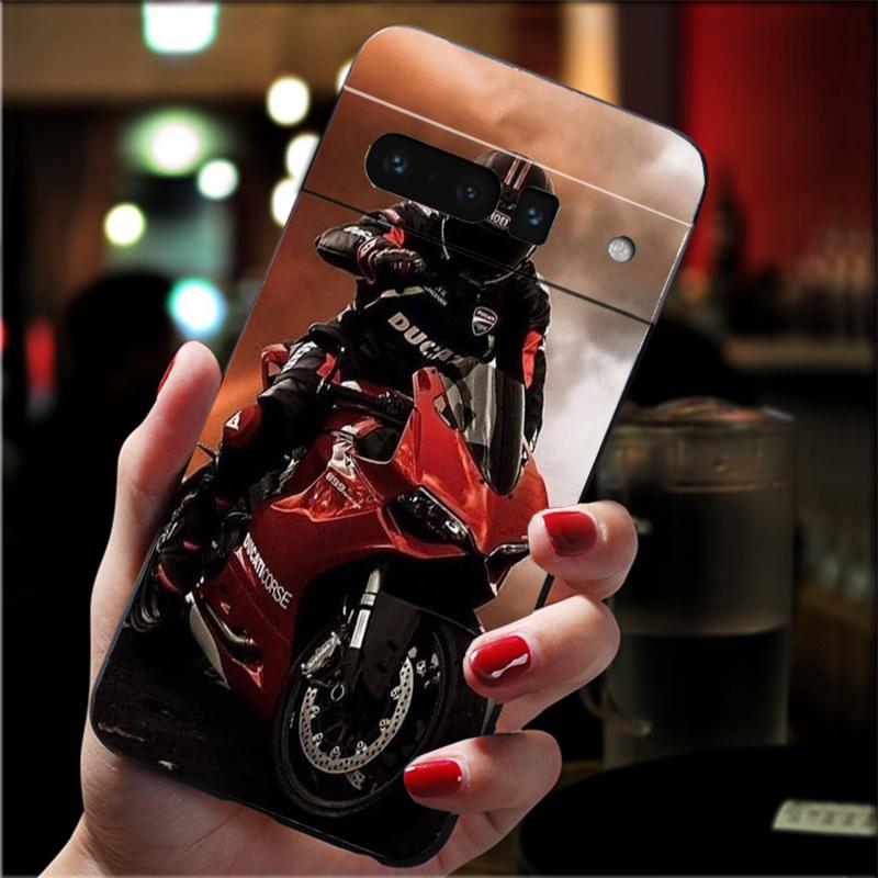 Moto Cross Motorcycle Sports Phone Case for Google Pixel 7 Pro 7 6A 6 Pro 5A 4A 3A Pixel 4 XL Pixel 5 6 4 3 XL 3A XL 2 XL Funda