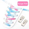 1 Pair Elastic Shoe Laces Rainbow No Tie Shoelaces For Sneaker Men And Women Fashion Leisure Lazy Shoes Lace Rubber Band