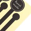 100Pcs Adhesive Long Style Handmade Cake Packaging Sealing Label Kraft Sticker