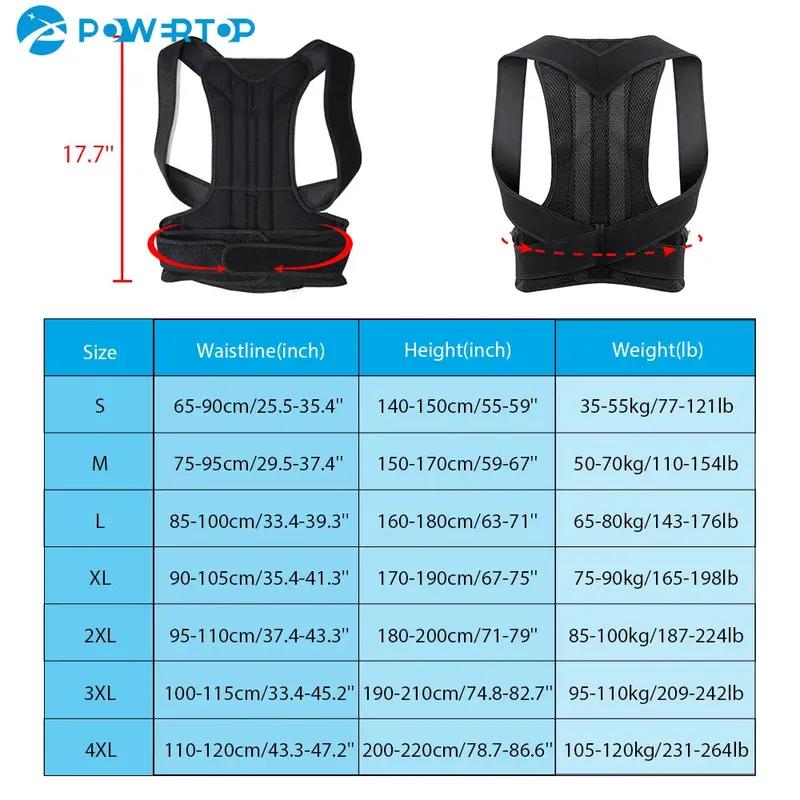 Reinforced Belt Lumbar Column Posture Corrector Vest Adjustable Back Support Strap Shoulder Spine Brace Neck Stretcher Trainer