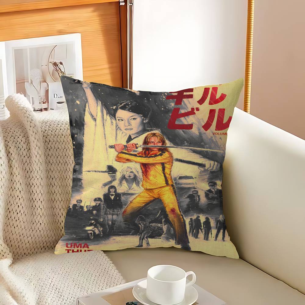 Classic Hot Movie Kill Bill Personalized Pillow Cover Kids Bedroom Wild Party Decor Pillowcase Kid Birthday Shower Gift