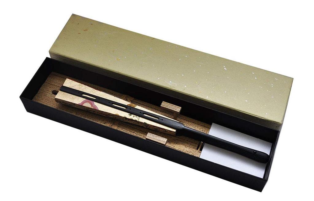 Kyoto folding fan, double-sided decorative folding fan, Yamabukihime/Autumn leaves, with fan stand, boxed