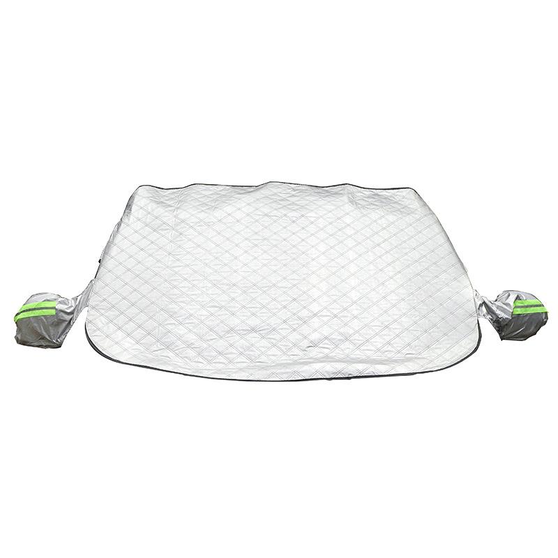 All-Season Thickened Car Snow and Sun Cover with Reflective Mirror Covers