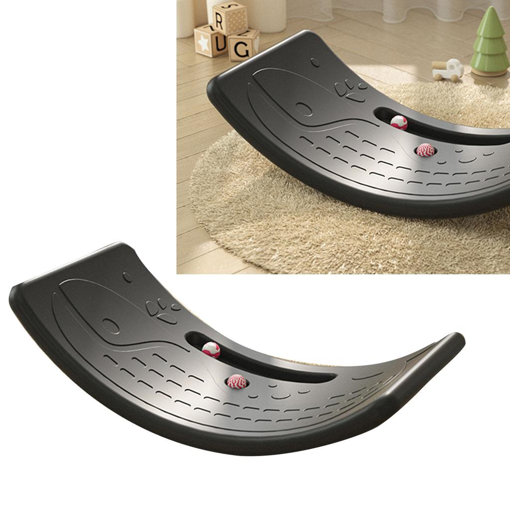 Kids Rocker Board Plastic Load Bearing 50kg 110.2lb Children"s Wobble Board for Exercise Indoor
