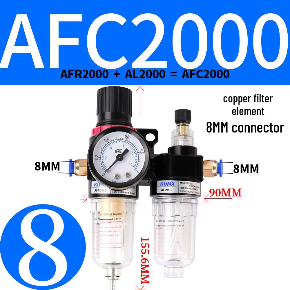 Air Source Filter & Oil-Water Separator BFC/AFC2000 AR Oil Mist AFR Pneumatic Pressure Regulator