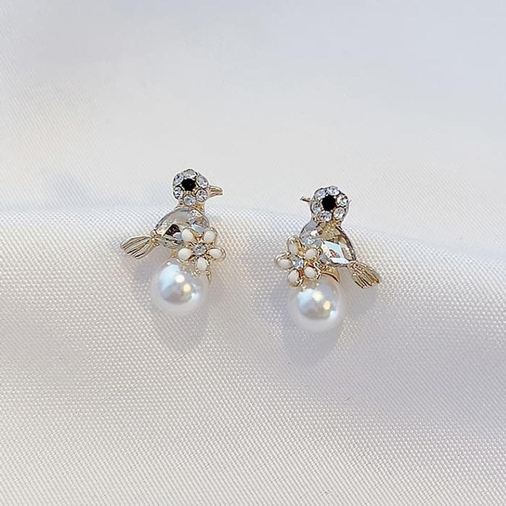 

Silver Needle Ring Earrings, Chain, Daily Bling Bling Cubic Zirconia gold