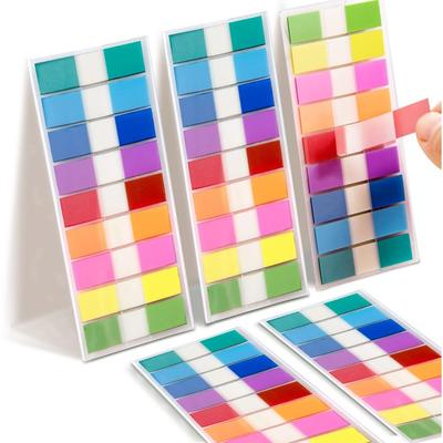 Transparent Sticky Page Markers 900 Pcs for Books and Notebooks Ideal for Classroom Organization and Study Sessions Reusable an