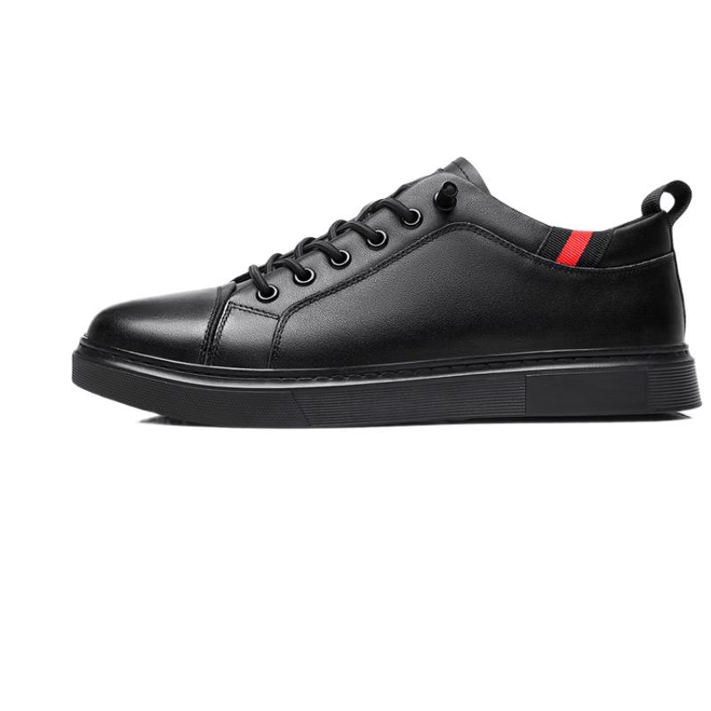 15MINS Men s E1879 Leather Slip-On Casual Sneakers 41