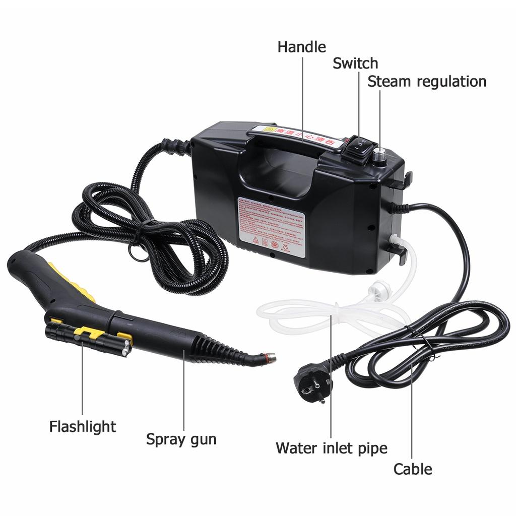 2600W Steam Cleaner Automatic Pumping Sterilization Disinfector High Temperature High Pressure Mobile Cleaning Machine