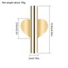 1Pcs Stainless Steel Vase Wall Holder Flowerpot for Home Wedding Decoration Livingroom Wall Mirror Vase Room Decor Accessories