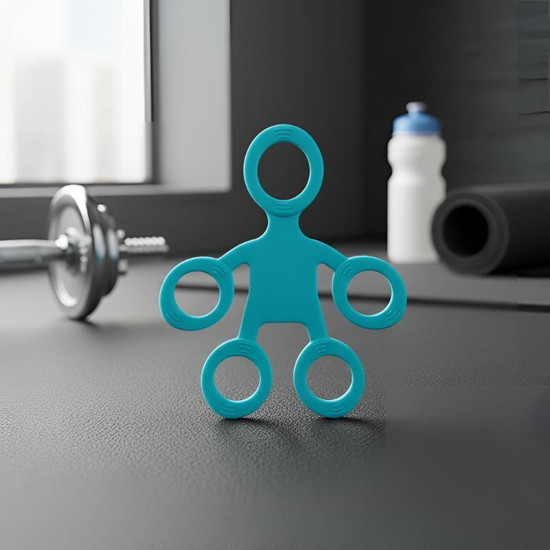 Finger Grip Silicone Ring Exerciser Antistress Resistance Band Fitness Stretcher 3 Levels Ibs Finger Sensory Toy For Autism Adhd