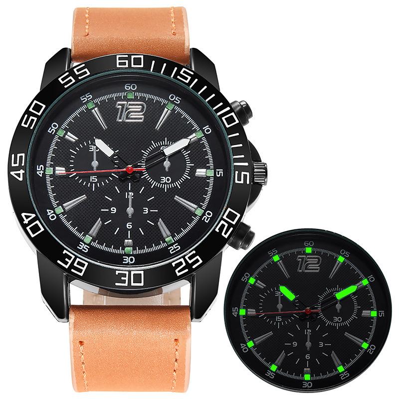 Reloj de Cuarzo Multifuncional para Hombre Business Glow para Exteriores