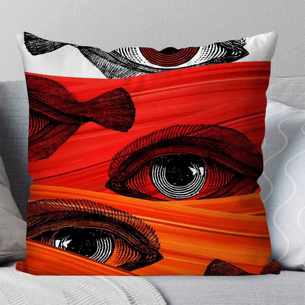 Abstract Eye Shapes Hand Moon Pillow Case Square Pillow Bedroom Sofa Leisure Comfort Cushion Car Living Room Home Decoration