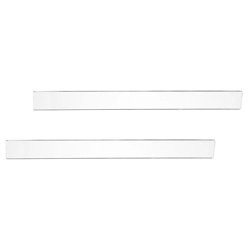 2Pcs Reusable Acrylic Dough Measuring Sticks Rolling Pin Guides for Baking Thickness Leveler Rulers Cookie Pastry Kitchen Tools