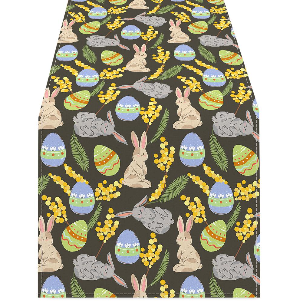 

Tablecloths for Easter and Spring Events with Cheerful Egg and Blossom Patterns Lightweight and Easy to Store After Use