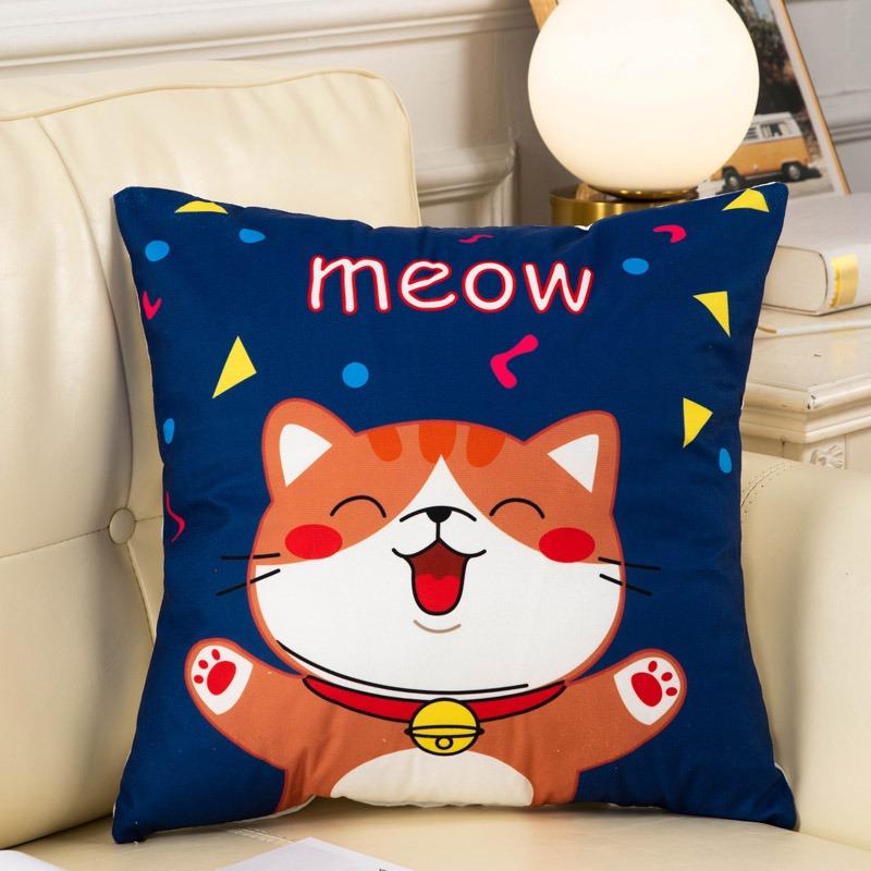 

Креативная наволочка с рисунком из мультфильма, украшение интерьера, офисная гостиная, домашняя наволочка 50x50cm