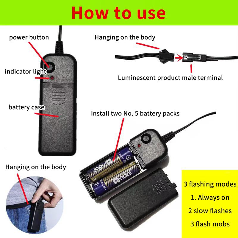 Glowing Butterfly Knot Suitable For Christmas Party Led Glowing Bow Tie Performance Props Festive Costumes Special Use