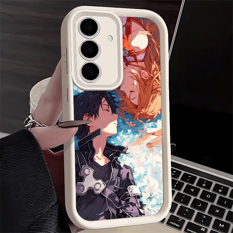 Phone Case for Samsung Galaxy S26 S25 Ultra S24 FE Sword Art Online Anime Shell S23 Plus S22 + S21 S20 5G Soft Silicone Funda