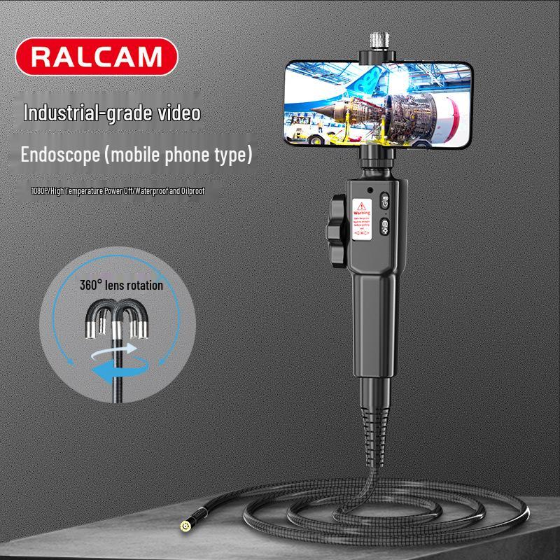 RALCAM/RuiKan High-Temp 360° Handheld Automotive & Industrial Endoscope