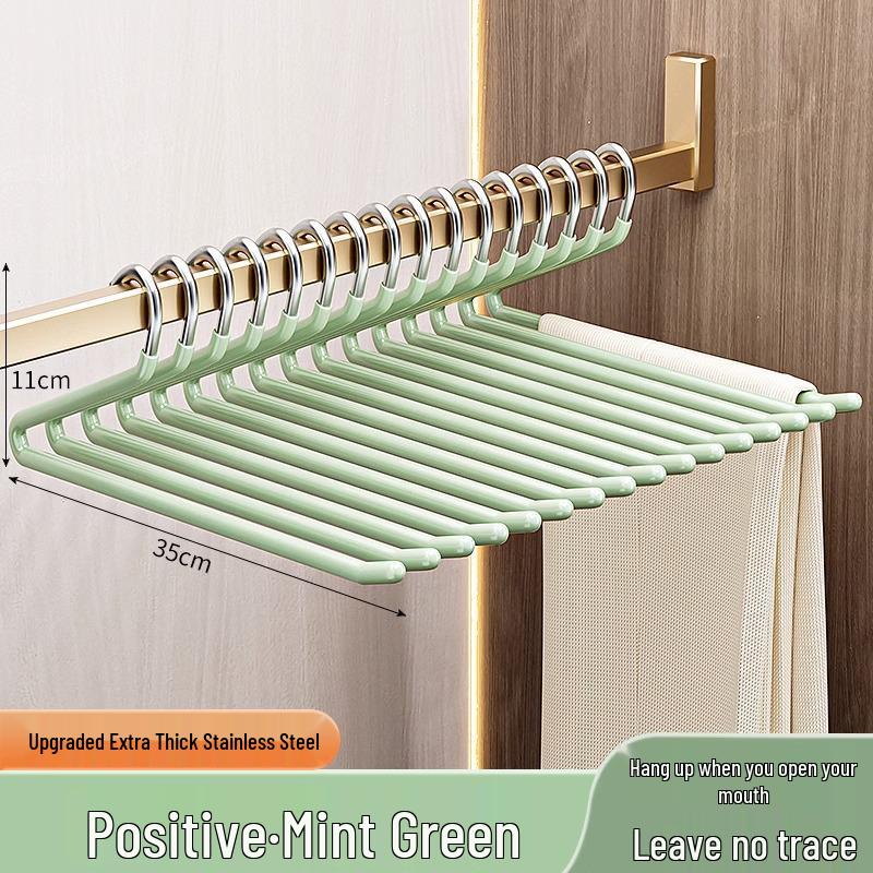 Goose-Shaped Non-Slip Pants Rack: 2-Shape, Z-Shape Hanger for Wardrobe Storage