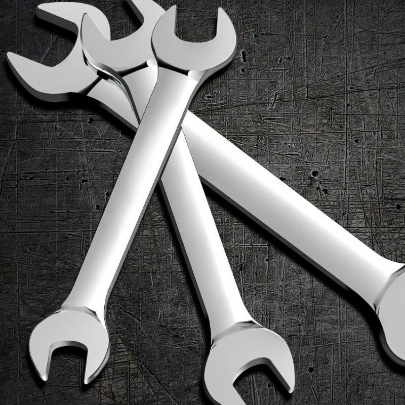 1 stuks Multi-specificatie Vaste Dubbeldoels Dubbelopenende Sleutel Dubbelzijdig Open-eind Sleutel Voertuigreparatie Onderhoudsgereedschap