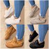 Winter Thick Soled Warm Plush Snow Shoes Women's Round Head Slipper