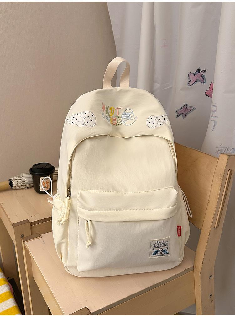 Schoolbag Versatile Lightweight Travel Backpack Japanese ins Campus School Bag Female Junior High School High School Student Simple Backpack