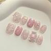 2024 Girlish Short Cute Wearable Handmade Removable Nail Art Patches