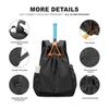 Lightweight Waterproof Tennis Racket Bag Badminton Pickleball Unisex Crossbody Backpack Sports Gear Carrier