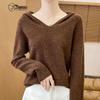 Zhenxu Women's 100% Merino Wool Hooded Sweater