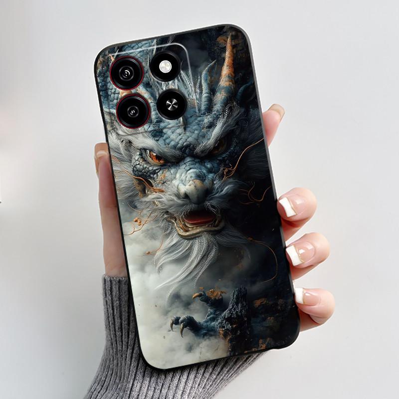 For ZTE Blade A35 Case Cute Cool Fashion Silicone Soft TPU Cover For ZTE Blade A55 Cases Blade A35 Back Cover Shockproof Bumper