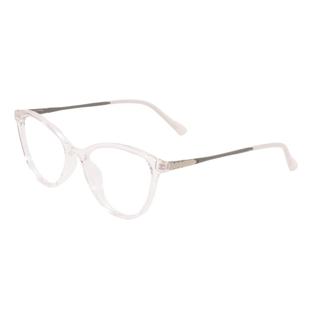 Clear TR90 Women Cat Eye Glasses Frame Plastic Transparent Kitten With Spring Hinge For Prescription Optical Lenses With Recipe