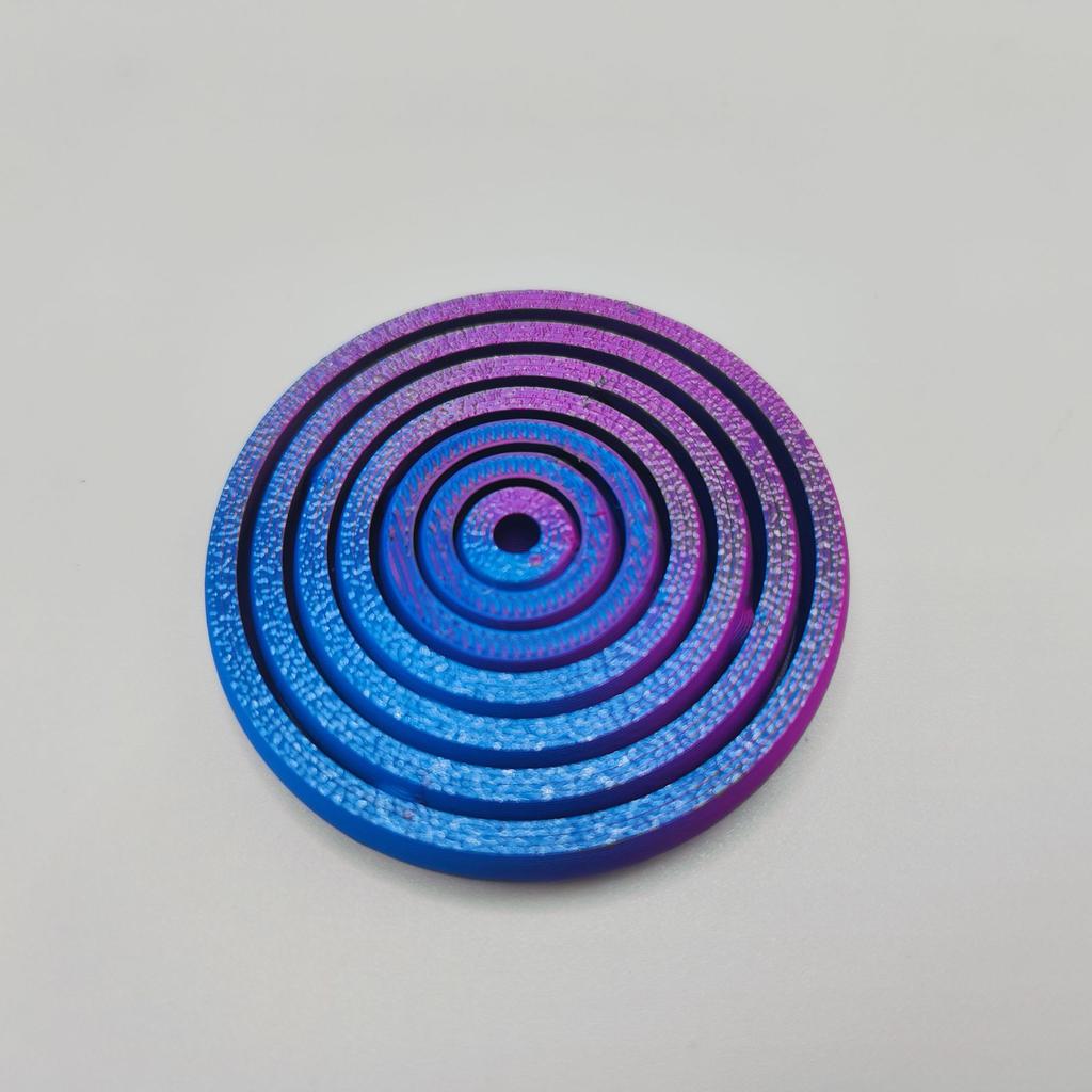 3D Printed Rotating Ball Toy O-Shaped Universal Fingertip Gyroscope Gravity Rotation Anxiety Relief Decompression Cool Toy